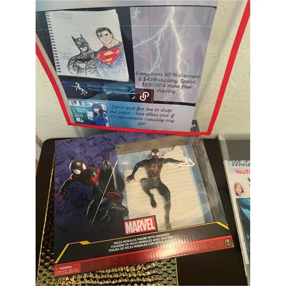 #2331*Marvel Miles Morales Spider-Man Figure – Black & Red Accent